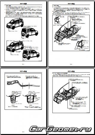   Daihatsu Max 2002-2006 (RH Japanese market) Body Repair Manual