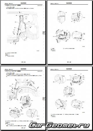 Nissan Serena и Suzuki Landy (C27) 2016–2022 (RH Japanese market) Body Repair Manual