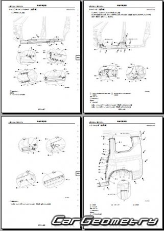 Nissan Serena и Suzuki Landy (C27) 2016–2022 (RH Japanese market) Body Repair Manual