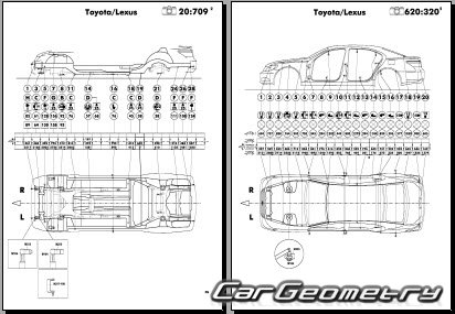 Lexus LS600h, LS600hL (UVF45, UVF46) 2012-2017 (RH Japanese market) Body dimensions