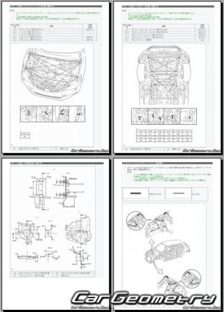 Lexus CT200h (ZWA10) 2017-2022 (RH Japanese market) Body dimensions