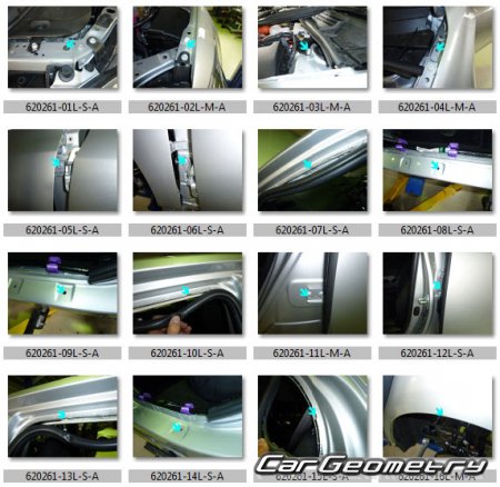 Lexus CT200h (ZWA10) 2017-2022 (RH Japanese market) Body dimensions