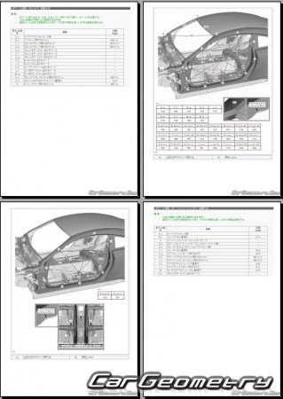 Lexus RC300, RC350 (ASC10, GSC10) 2017-2020 (RH Japanese market) Body dimensions