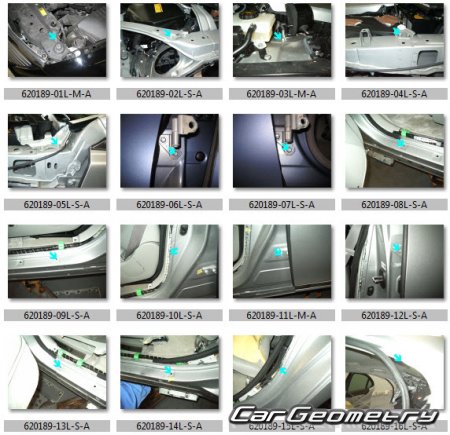 Lexus LS460 и LS460L 2006–2009 (RH Japanese market) Body dimensions