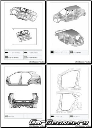 Lexus NX200t, NX300 (AGZ10, AGZ15) 2015-2020 (RH Japanese market) Body dimensions