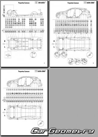 Lexus RX450h 2009-2014 (RH Japanese market) Body dimensions