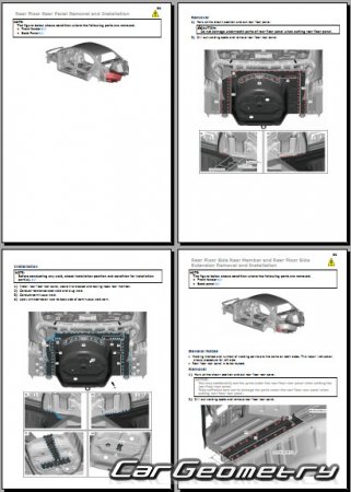 Suzuki Ciaz с 2019 и Toyota Belta с 2021 (RH Asia market) Body Repair Manual