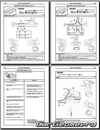 Toyota Vios (XP90) 2007–2013 RH Body Repair Manual