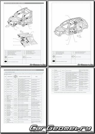 Размеры кузова Toyota E'z 2011–2017 (RH Asia market) Body dimensions