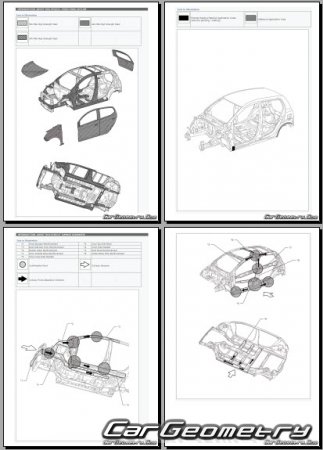Daihatsu Ayla и Toyota Agya (B10) 2012-2020 (RH Asian market) Body dimensions