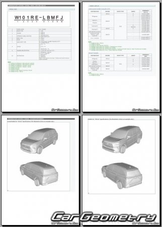 Daihatsu Xenia и Toyota Avanza (W10 W15) с 2023 Body dimensions