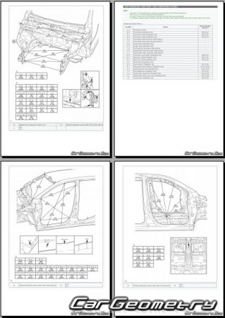Daihatsu Sigra и Toyota Calya (B40) 2016-2022 (RH Asian market) Body dimensions