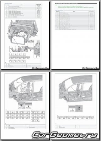 Размеры кузова Toyota Innova 2022-2027 (RH Asian market) Body dimensions