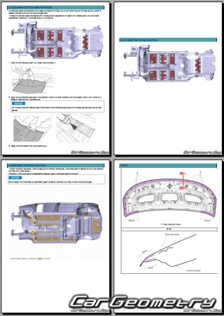 Размеры кузова Hyundai Stargazer (KS) с 2023 Body Repair Manual