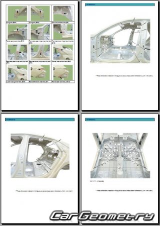 Размеры кузова Hyundai Elantra N (CN7 N) 2021–2027 Body Repair Manual