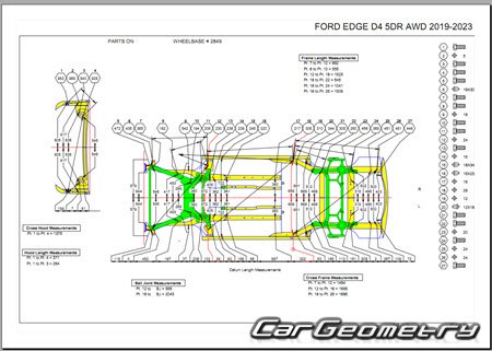 Ford Edge 2019-2023 Body Repair Manual
