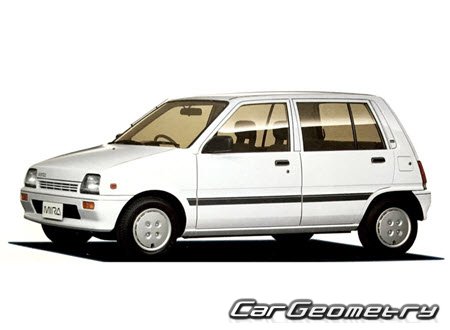   Daihatsu Mira (L70 L80) 1985-1992,   Daihatsu Coure (L70 L80) 1985-1992