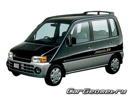   Daihatsu Move (L600 L602 L610) 1995-1998 1998-2002,     