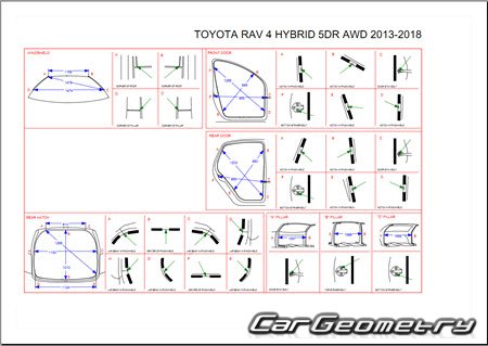 Toyota RAV4 HV (AVA44) 2016-2018 Collision shop manual
