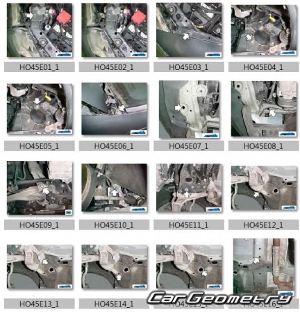 Honda Civic (FN1 FN3) 3D 2006-2012 Body Repair Manual