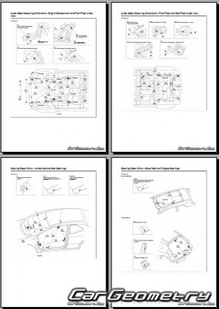 Honda Civic (FN1 FN3) 3D 2006-2012 Body Repair Manual