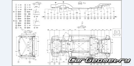 Subaru Alcyone (CX) 1991-1997 (RH Japanese market) Body dimensions