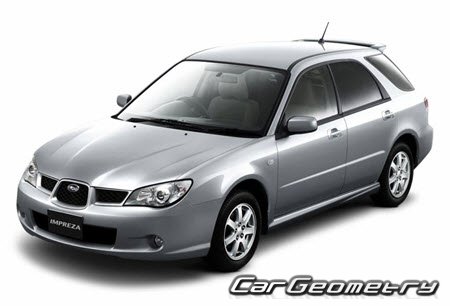   Subaru Impreza (GD) 2005-2007,   Subaru Impreza (GG) 2005-2007