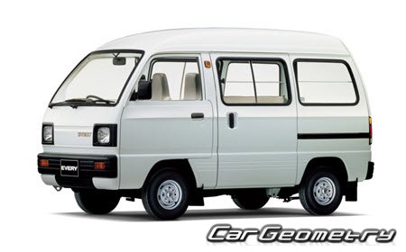   Suzuki Every (DA71V DB71V) 1985-1990,   Suzuki Carry Van (DA71 DA81T DB71T) 1985-1990