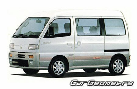   Suzuki Every (DE51V DF51V) 1991-1998,   Suzuki Carry Truck (DC51T DD51T) 1991-1998