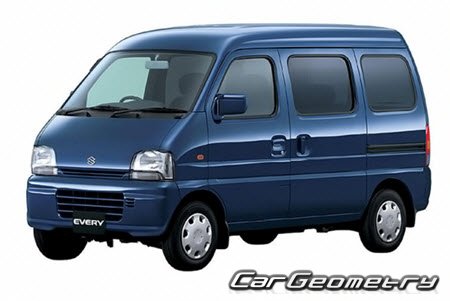  Suzuki Every (DA52V DB52V) 1999-2005,   Suzuki Every Wagon (DA52W) 1999-2005