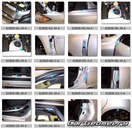  Subaru Legacy B4  Legacy Touring Wagon 2003-2009 (RH Japanese market) Body dimensions