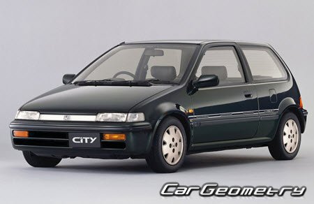   Honda City (GA1 GA2) 1987-1994,    