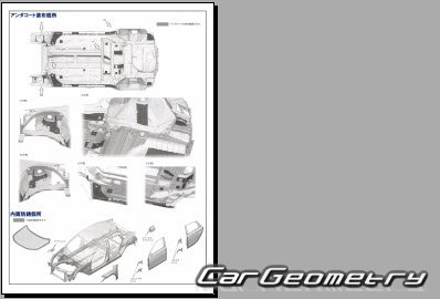 Honda Civic e:HEV (FL4) 2022-2027 (RH Japanese market) Body dimensions