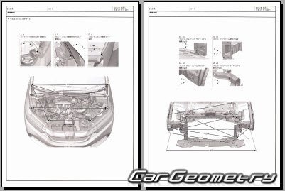 Honda Shuttle (GK8 GK9) 2015-2023 (RH Japanese market) Body dimensions
