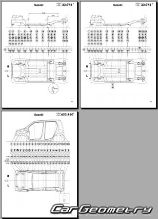 Suzuki Wagon R (MH23S) 2008-2012 (RH Japanese market) Body dimensions