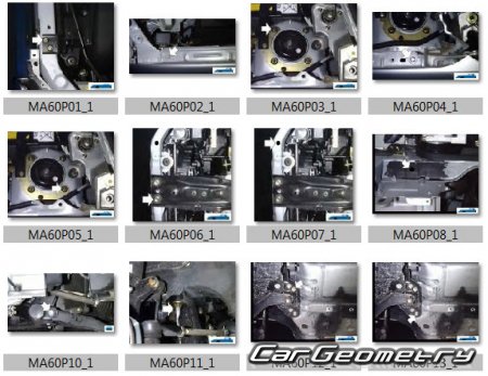 Mazda Premacy (CP) 19992005 (RH Japanese market) Body dimensions