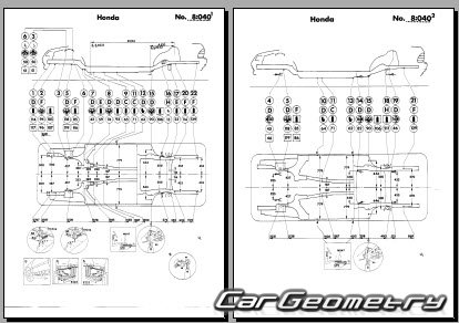 Honda Domani (MB3 MB4 MB5) 1997-2000 (RH Japanese market) Body dimensions