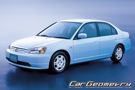   Honda Civic Ferio (ES1 ES2 ES3 ES9) 2000-2006,     