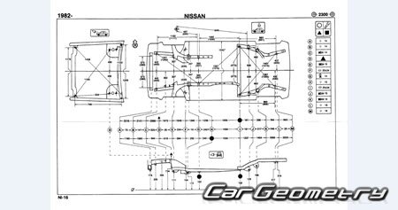 Nissan March (K10) 1982-1991 (RH Japanese market) Body dimensions