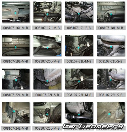 Honda StepWGN (RG1 RG2 RG3 RG4) 2005-2009 (RH Japanese market) Body dimensions