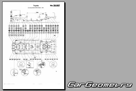 Toyota Supra (GA70 MA70) 1986-1993 (RH Japanese market) Body dimensions