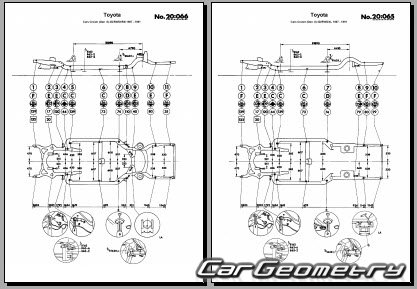 Toyota Crown (S130) 1987-1991 (RH Japanese market) Body dimensions