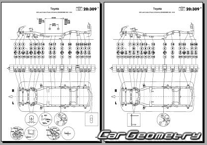 Toyota Land Cruiser Prado (J120) 20022009 (RH Japanese market) Body dimensions