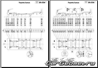 Toyota Hilux Surf (N130) 1989-1995 (RH Japanese market) Body dimensions