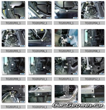 Toyota Celsior (UCF30 UCF31) 2000-2006 (RH Japanese market) Body dimensions