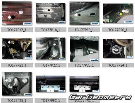 Toyota Crown Majesta (S170) 1999-2004 (RH Japanese market) Body dimensions