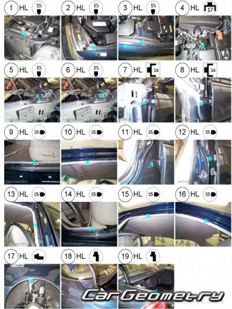 Toyota Crown Majesta (S170) 1999-2004 (RH Japanese market) Body dimensions