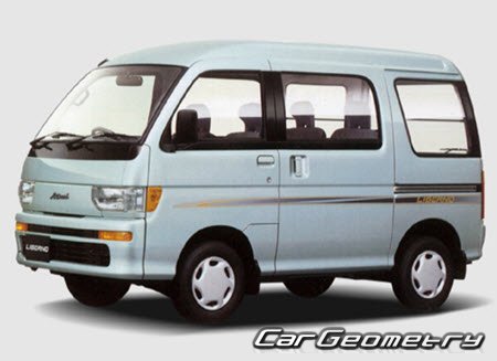   Daihatsu Atrai & Hijet (S100 S110 S120 S130) 1994-1998,       