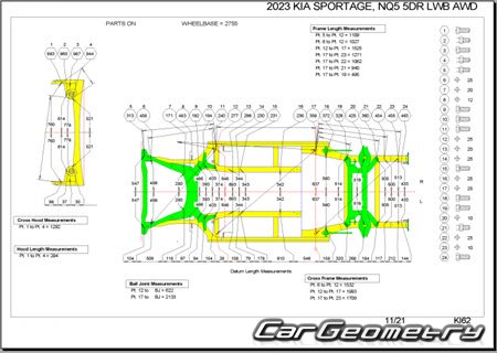   Kia Sportage (NQ5) 2022-2027 Body shop manual