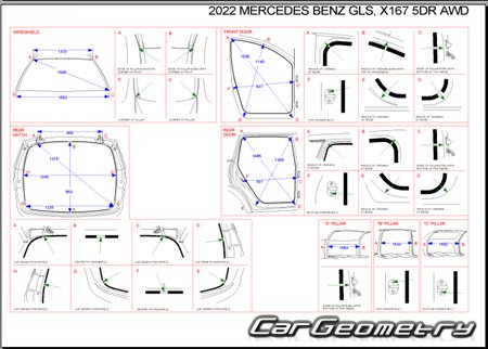 Mercedes GLS-Class (X167)  2019 Body dimensions
